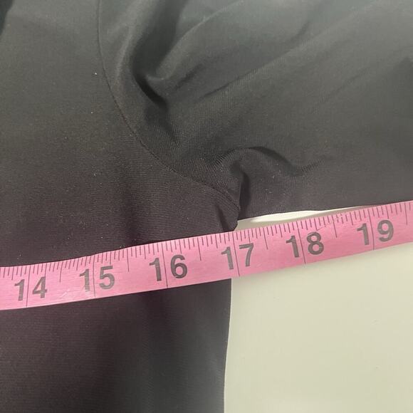 Joseph Ribkoff Cowl Neck Double Layer Tunique Black/Beige Dress Size 8 Stretch - Picture 13 of 15